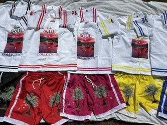 Rich$oul "Vice City" Short Sets Are Available Sizes S-2x $80 Each Hmu 