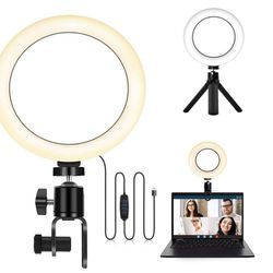 6" Selfie LED Light with Tripod Stand