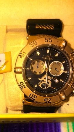 Invicta Men's Gold Chronograph Watch