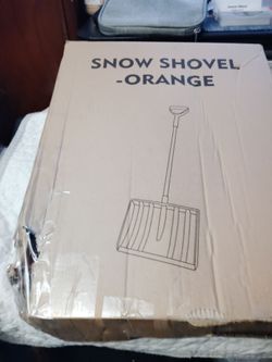 Orange Detachable Snow Shovel