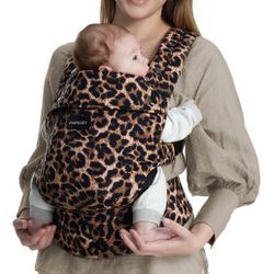 Momcozy Leopard Print Baby Carrier