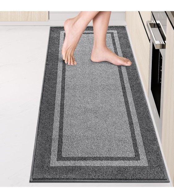 Kitchen Rugs 24" x 70", Non-Slip 