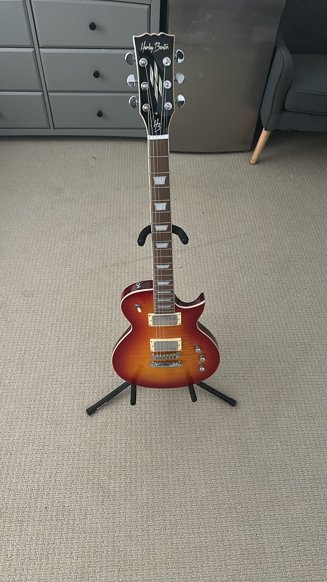 Harley Benton SC Custom Electric Guitar with Amp and Pedal for Sale in ...