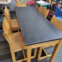 GRANITE TABLE WITH FOUR CHAIRS (HOME29)

