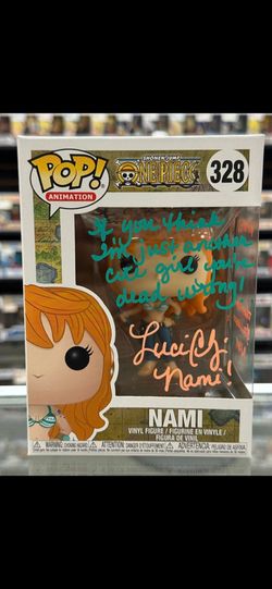 Nami #328 One Piece Funko Pop Signed By Luci Christian w/COA