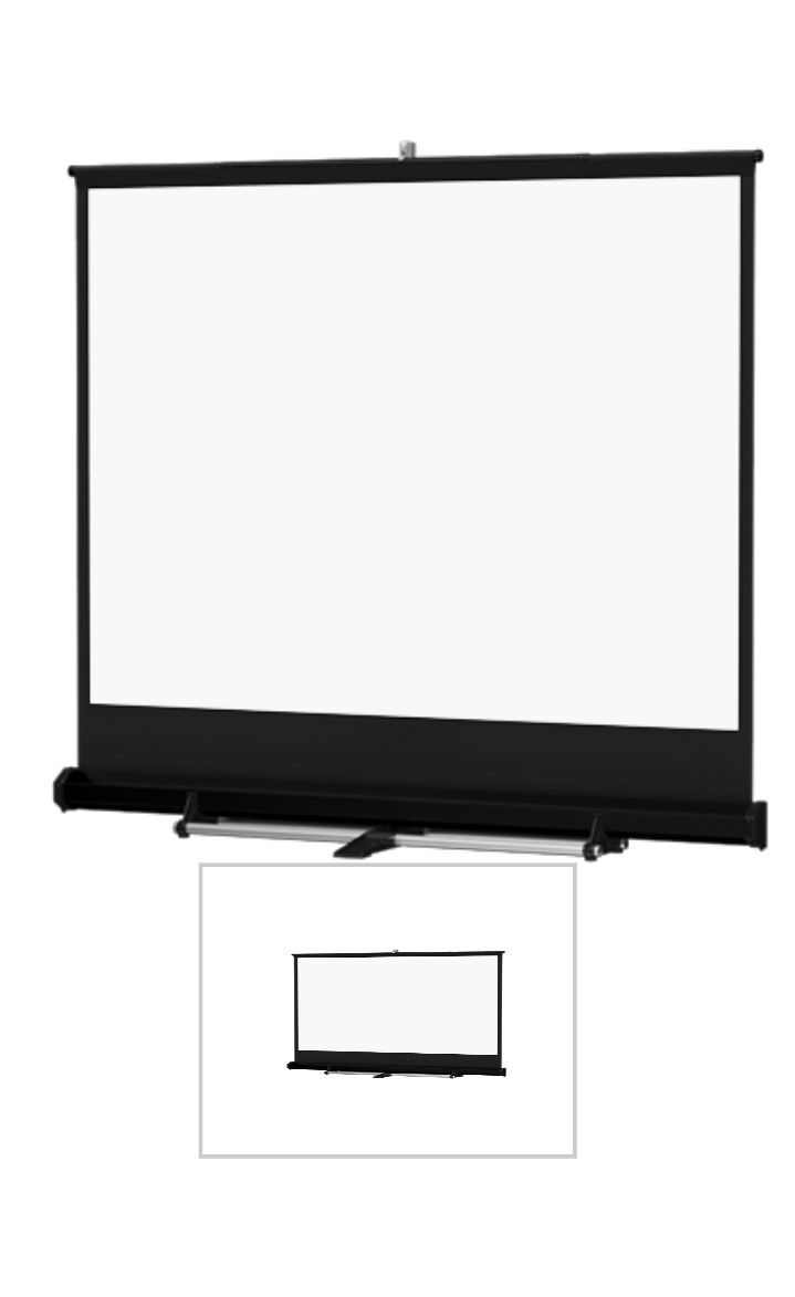 Da-lite Floor Modal C Portable Projection Screen and Stand