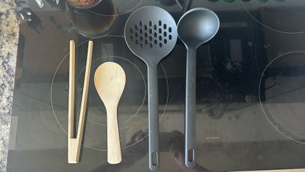 Kitchen Utensils Wooden & Pastic