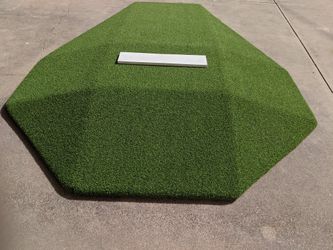 Portable pitching mound, 7 ft long 5 ft wide 6 in 