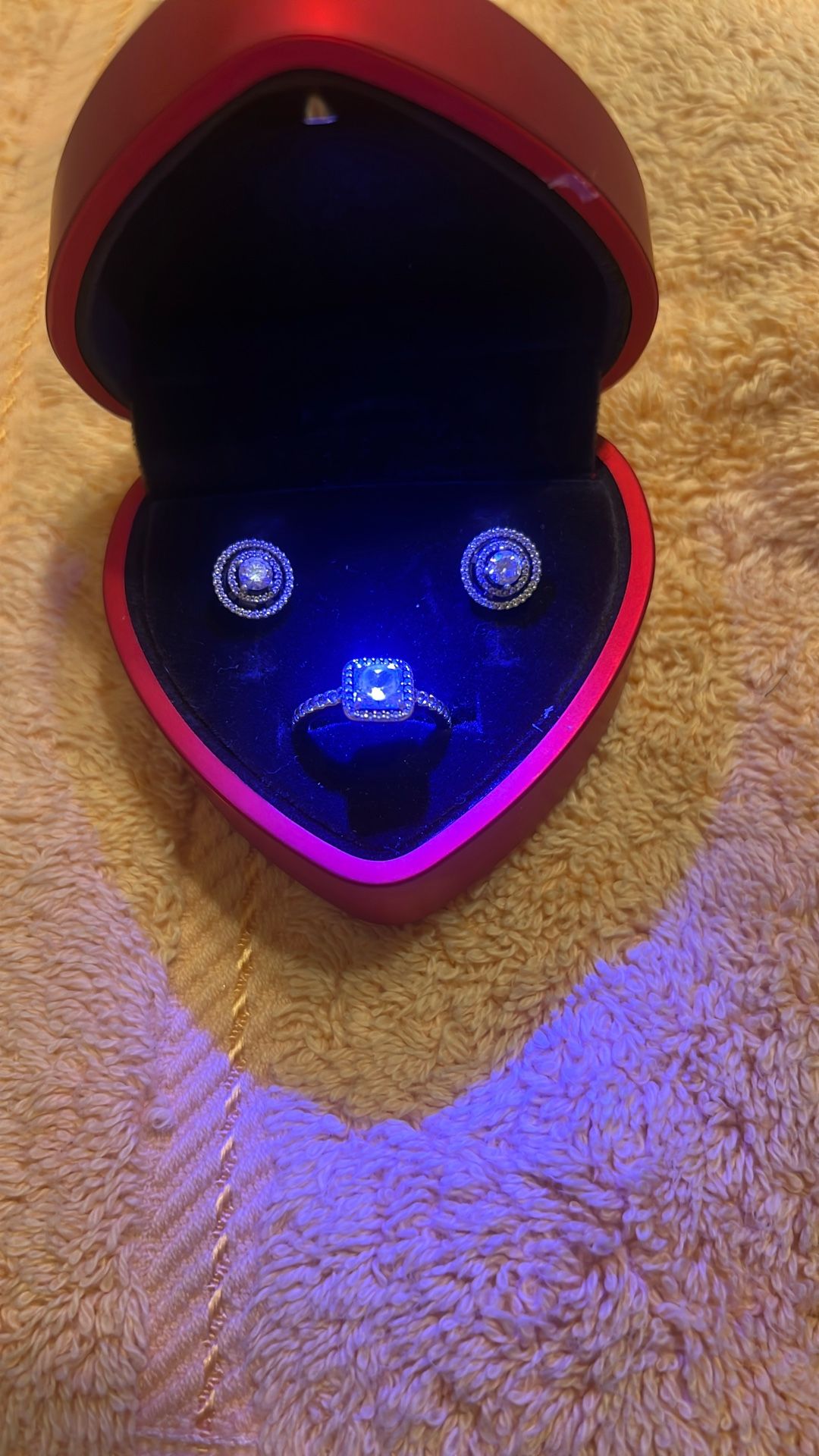 Pandora Earrings With Ring 