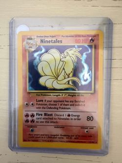🔥 Pokémon Base Set Ninetales Holo 🔥
