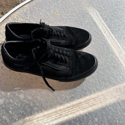Size 13 Vans Old Skool Pro All Black