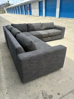 West Elm Down Feather Sectional Couch 🛻Delivery Available🛻
