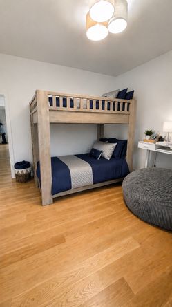 Restoration Hardware Full-Size Loft Bed with 2 Mattresses Included