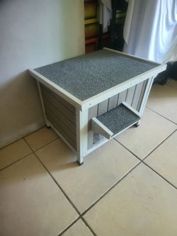 Outdoor Wooden cat house