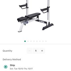 olympic bench and squat rack