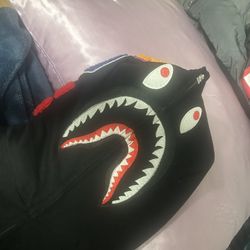 All Black Bape Hoodie 