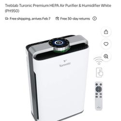  Premium HEPA Air Purifier & Humidifier. 