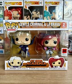 My Hero Academia Gentle Criminal And La Brava Funko Pop Anime Expo Exclusive
