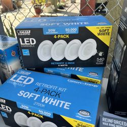 Feit Electric LED Dimmable Lights - 4 Pack 