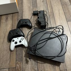 Xbox One X Console And Controllers