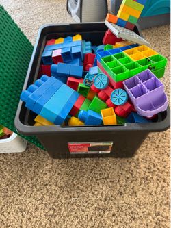 Duplo Building Blocks with Baseplate