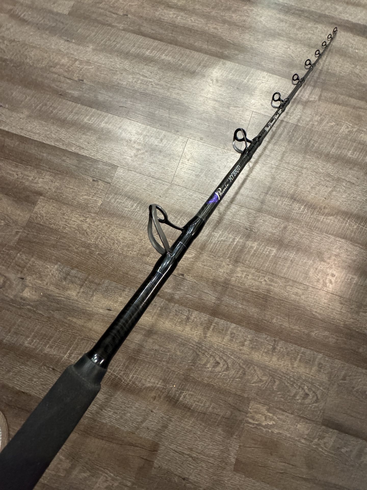 Phenix Hybrid Black Diamond 7’ 4XH 80-200 Salt Water Fishing Rod.