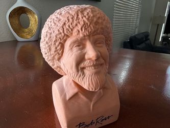 Bob Ross Bust Figurine Sculpture