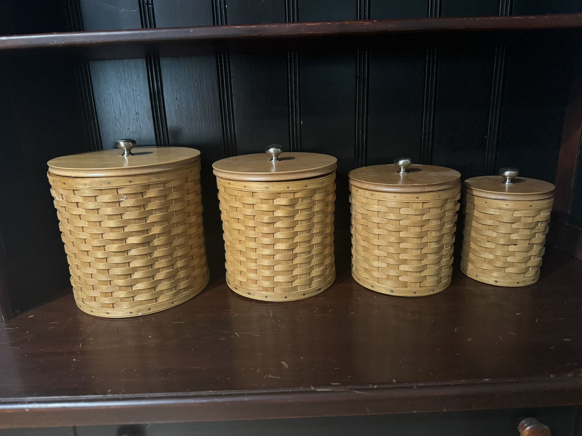 Longaberger canister Set