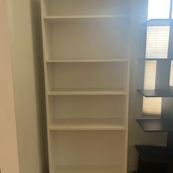 White Bookshelf $40