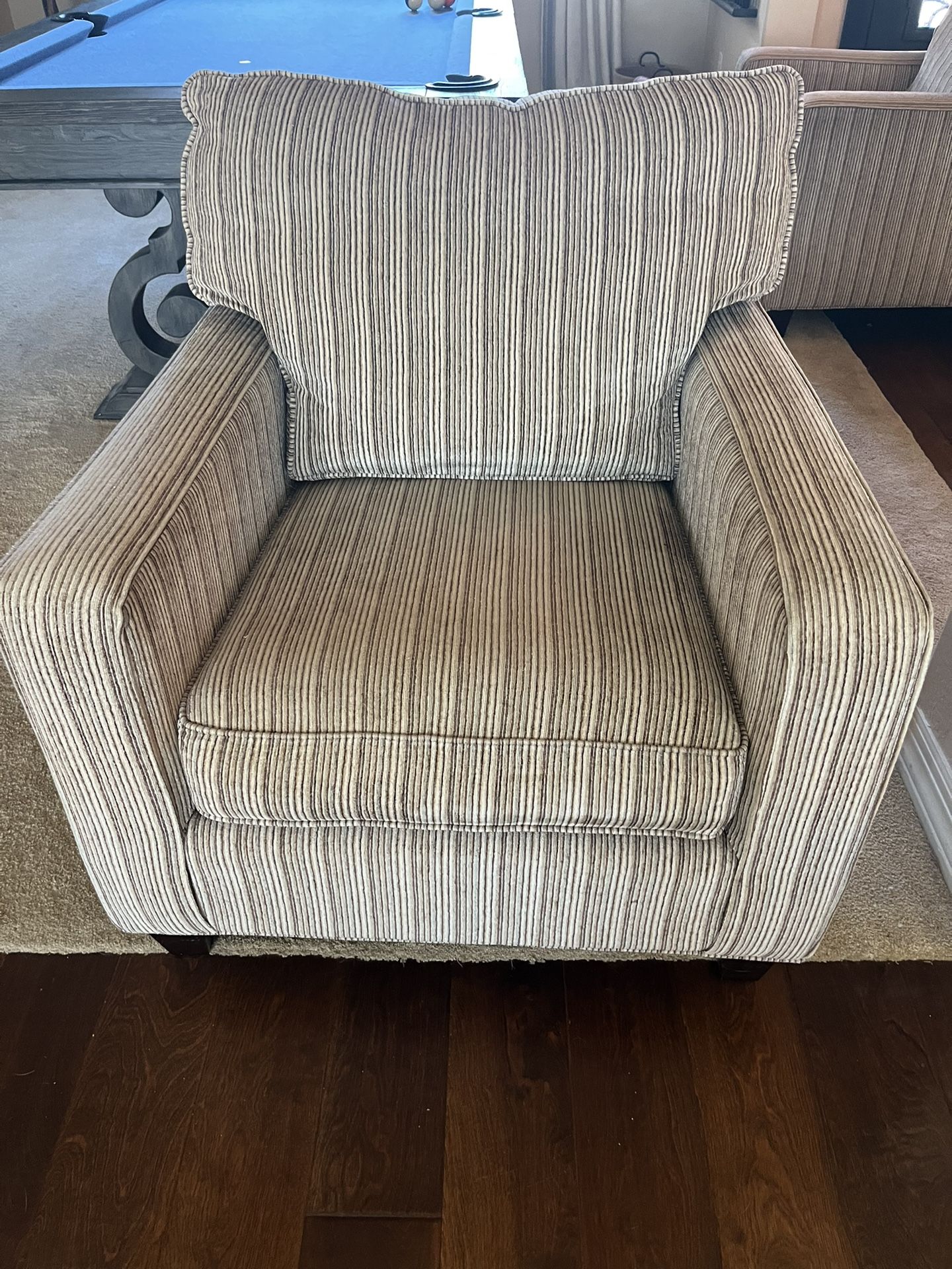Set Of Two Track Arm Chairs - DIY