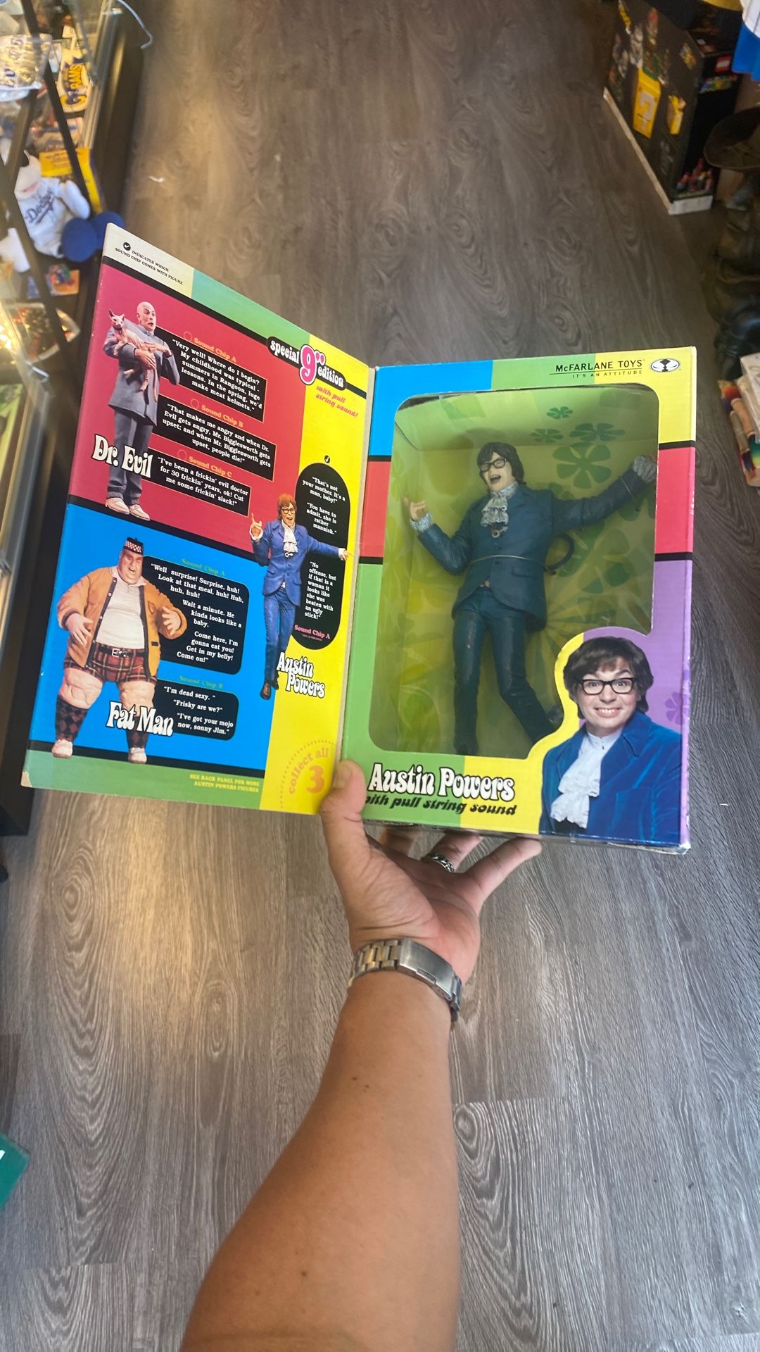 Vintage 9” Austin Powers Toy Figure 