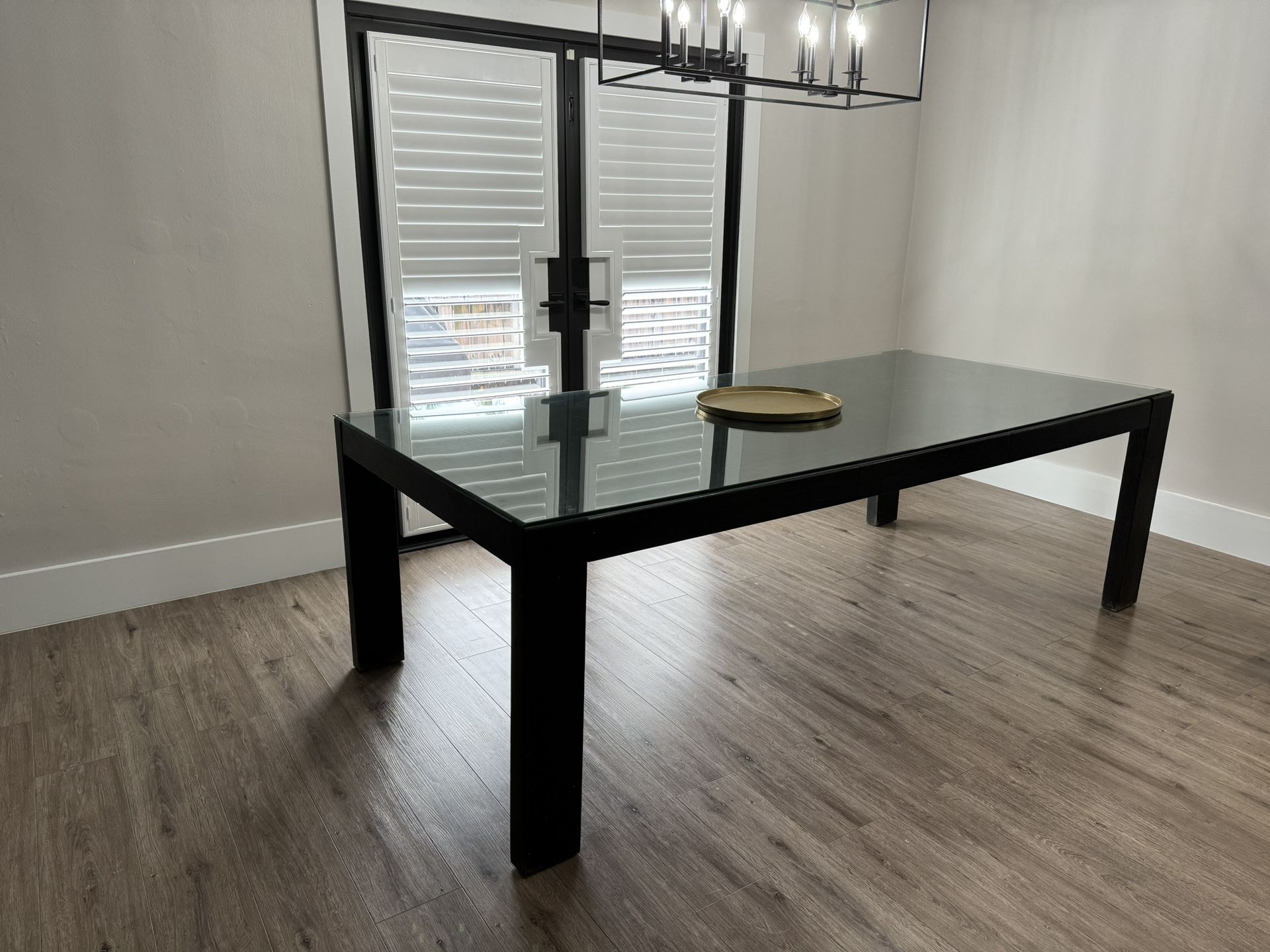 Dining Room Table With Glass Top