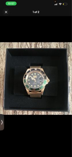 Invicta Pro Diver Men’s Gold Tone Quartz Diver Watch Date, Box
