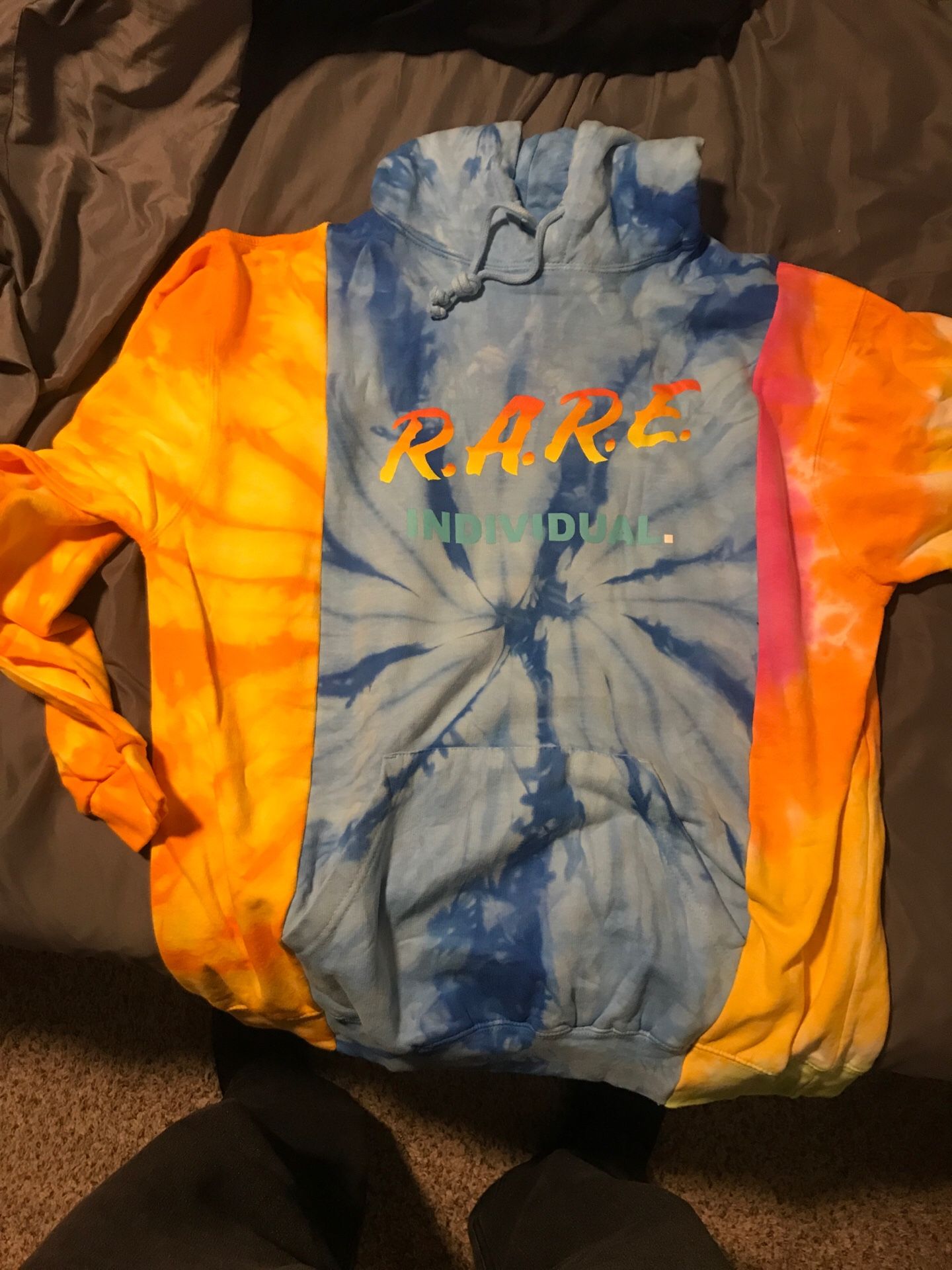 Pink dolphin tie-dye hoodie (NEVER WORN)