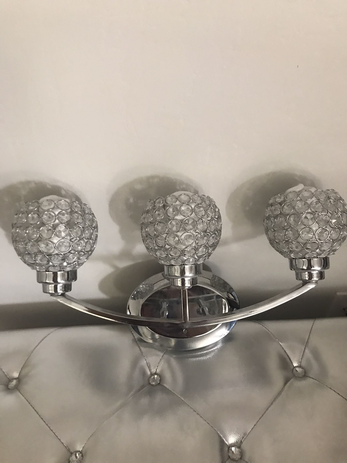 Crystal Light fixture fir bathroom