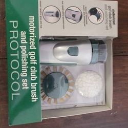 Brand new motorized golf club cleaner