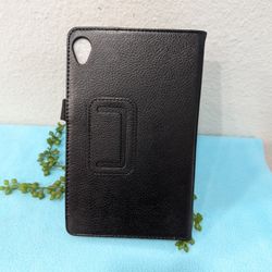 Tablet Case Cover Texture Leather Tablet Case for Lenovo Tab M8 8505F/8505X/8506F Slim Folding Stand Folio Protector Shockproof Back Cover with Holder