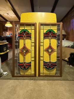 Stained glass matching panels