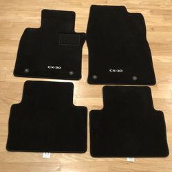 2019 - 2021 Mazda CX-30 Floor Mats Black. From 2021 CX30. BRAND NEW Never Used.