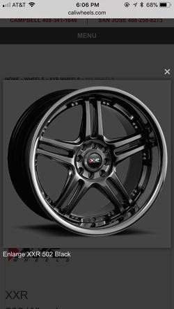 Xxr rims 18inch