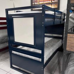 Twin/Twin Bunk Bed With Mattress ‼️ Only $999