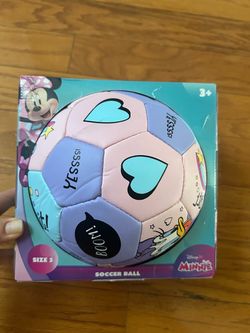 NWT Disney Minnie Mouse Kids Soccer Ball size 3