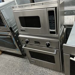 Stainless Steel Viking Professional Microwave Oven Combination 27” 