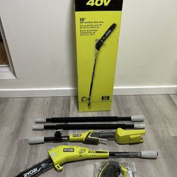 RYOBI 40V 10 in. Cordless Battery Pole Saw (Tool-Only)