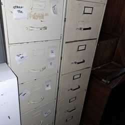 File Cabinets Pair For 80 