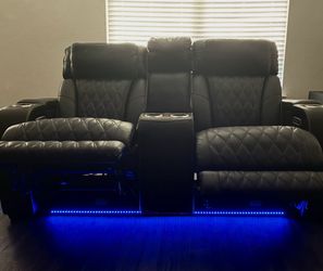 Boyington power leather reclining set