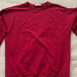 MOSHU Red sweatshirt/ Shirt