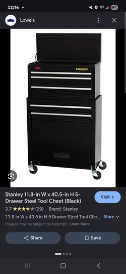 Stanley tool box new.  Must sell asap