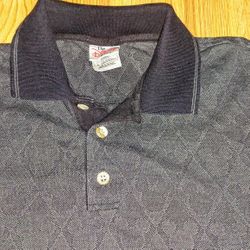 The Disney Store Mickey Mouse Head Black Polo Shirt