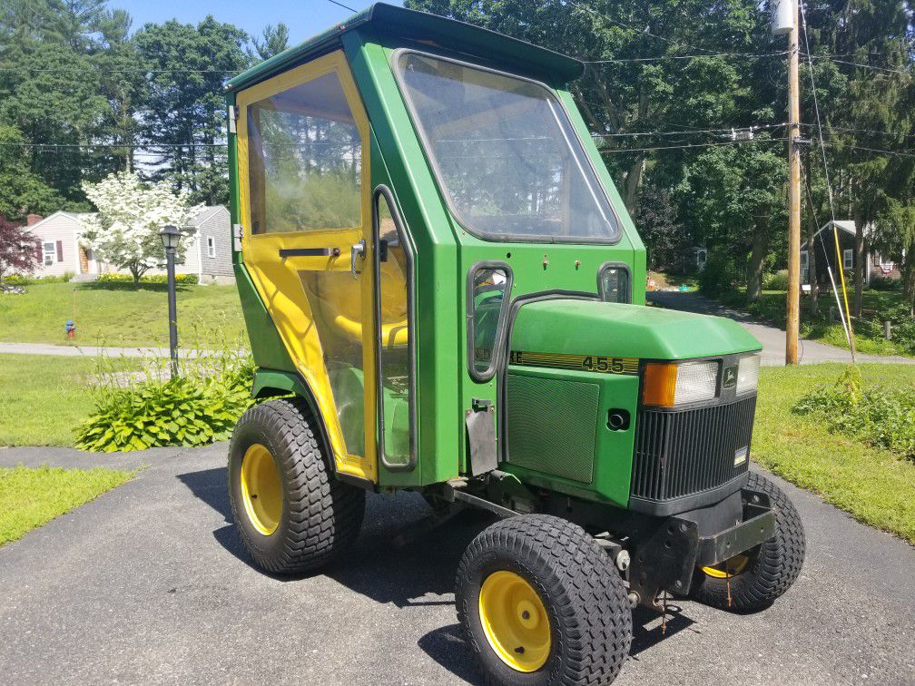 1996 John Deere 455 3cyl diesel lawn tractor